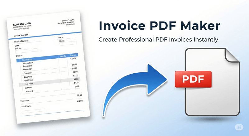 Invoice PDF Maker – Create Professional PDF Invoices Instantly